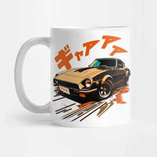 Japanese anime style vintage jdm racing design Mug